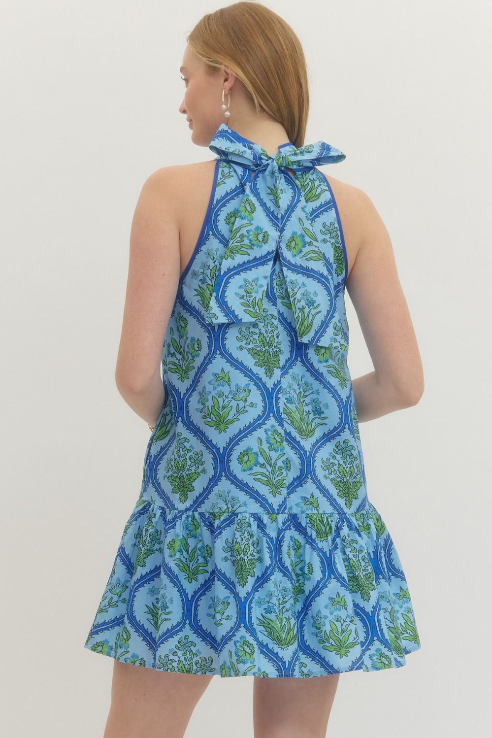The Bluebell Garden Halter Dress