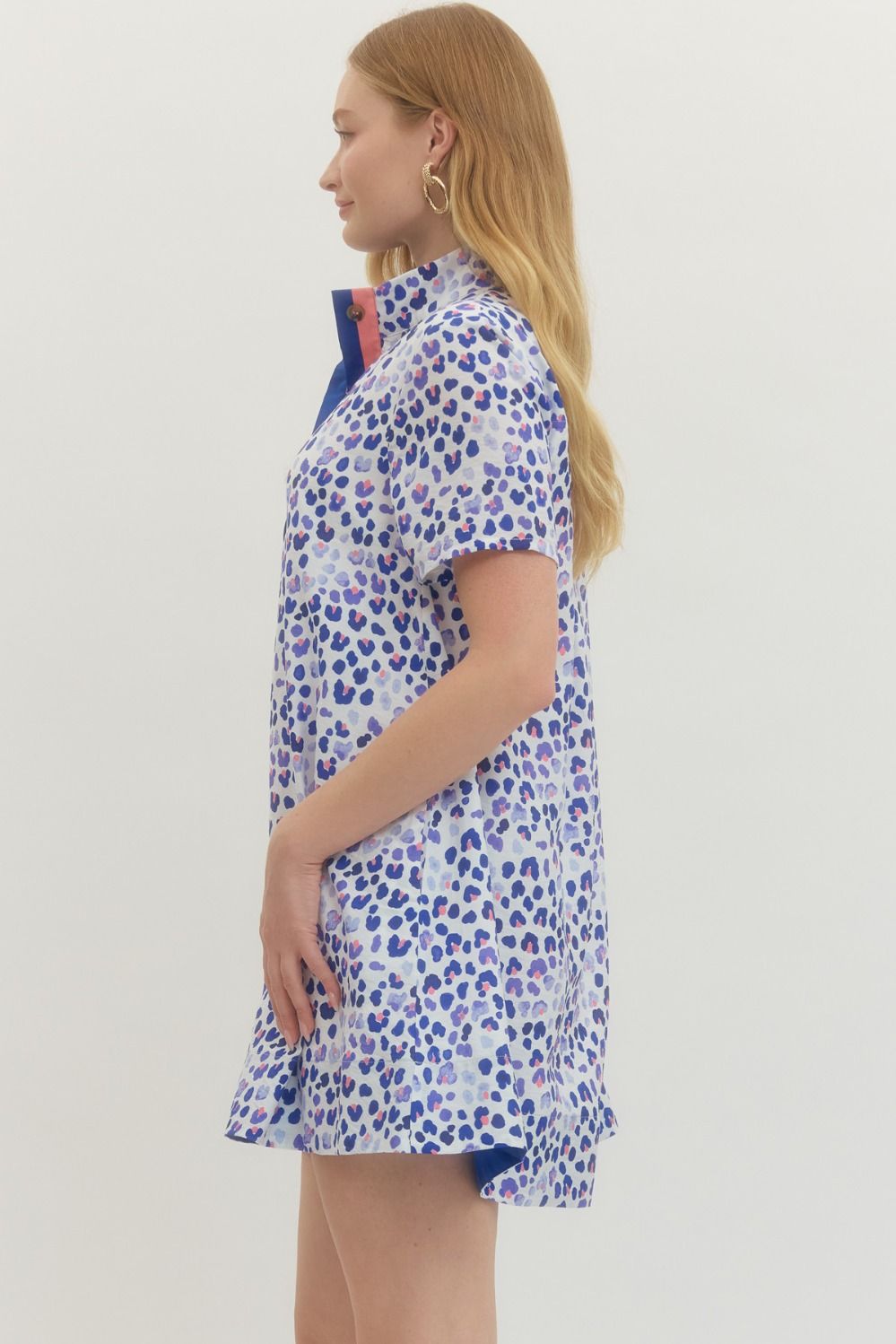 The Bluebell Leopard Swing Dress