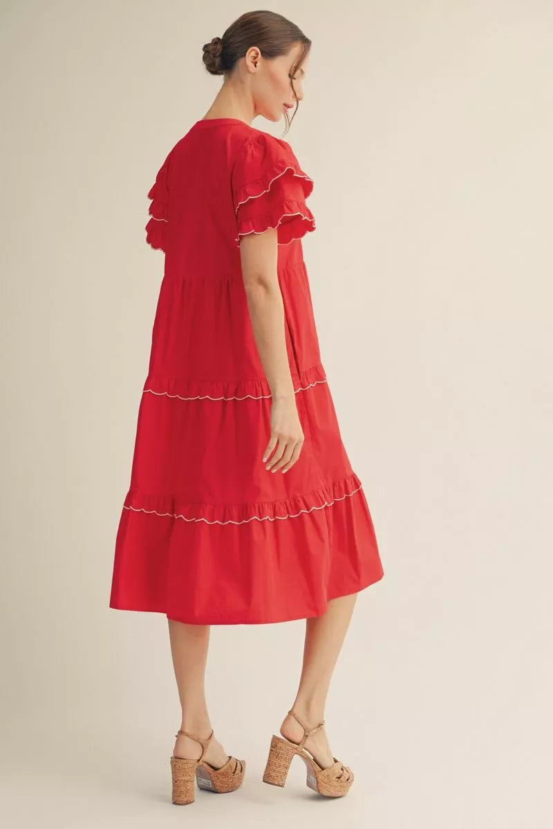 The Sweet Scarlet Dress