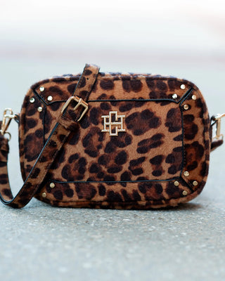 Sloane Studded Crossbody Spotted Saddle