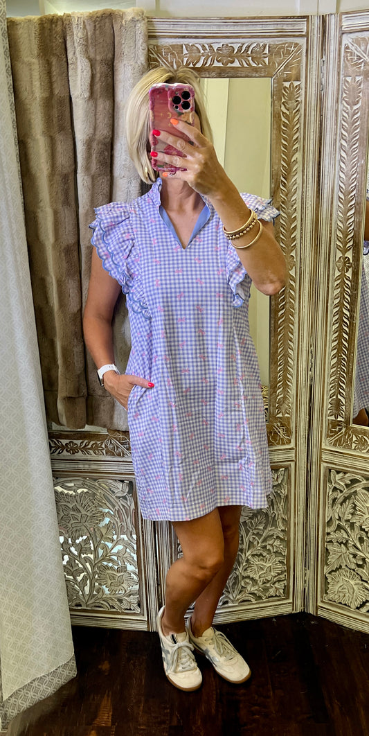 Gingham & Bow Dress