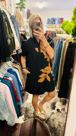 The Willow Vine Dress – Black