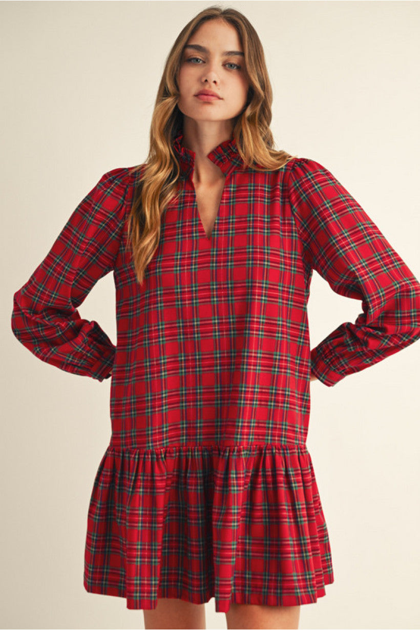 The Clara Plaid Dress