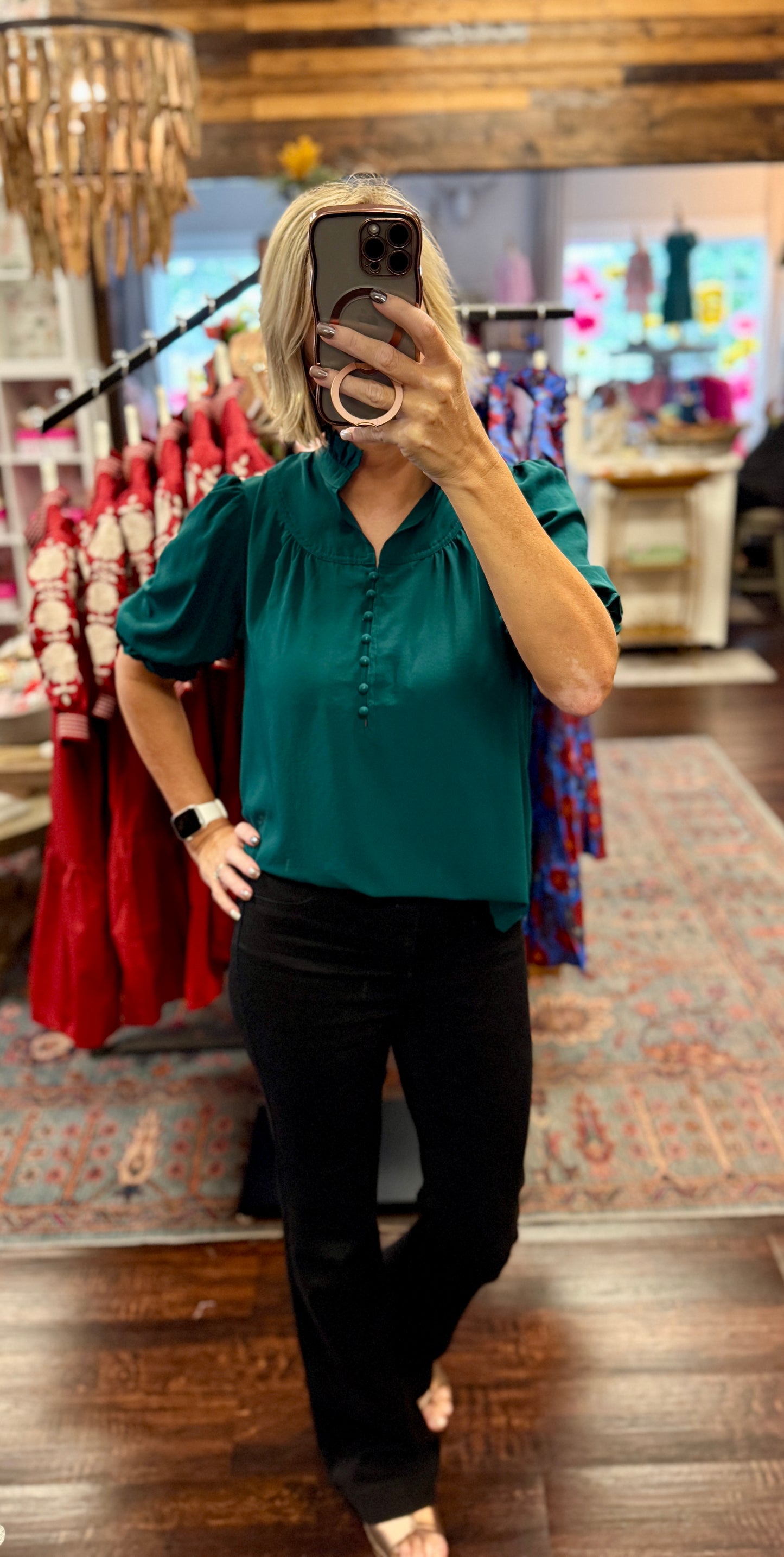 The Emerald Grace Top