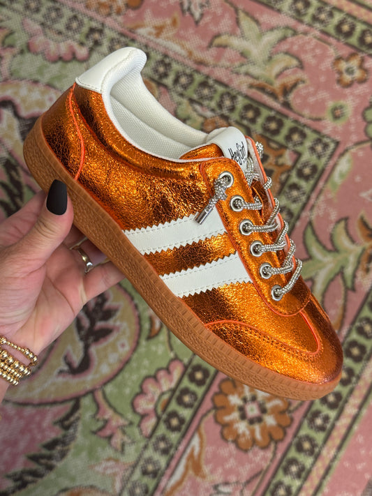 Corkys Heads Up Orange Metallic