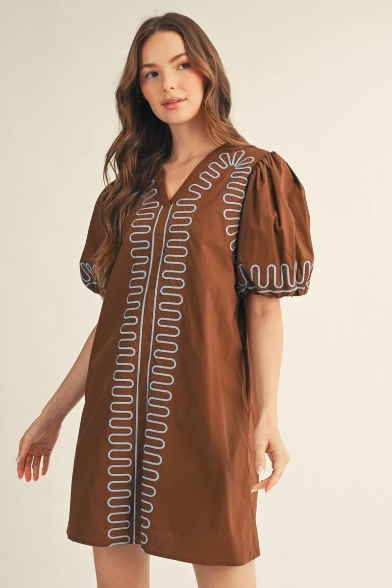 The Hollis Embroidered Dress
