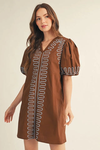The Hollis Embroidered Dress