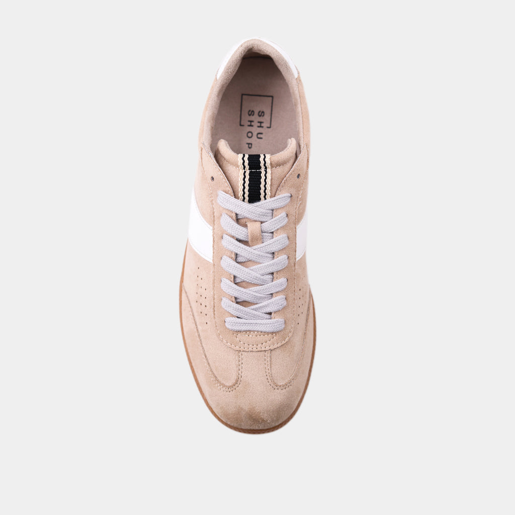***PREORDER*** The Sydney Shu Shop Sneaker Beige Suede