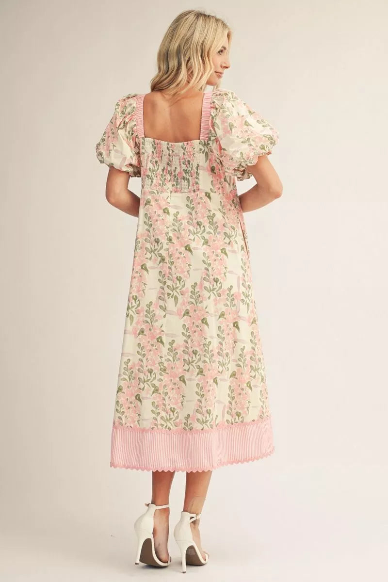 The Garden Party Midi Dress