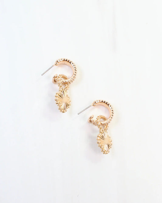 Caroline Hill - Hector Clover Earring Gold