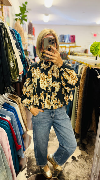 The Monroe Floral Top