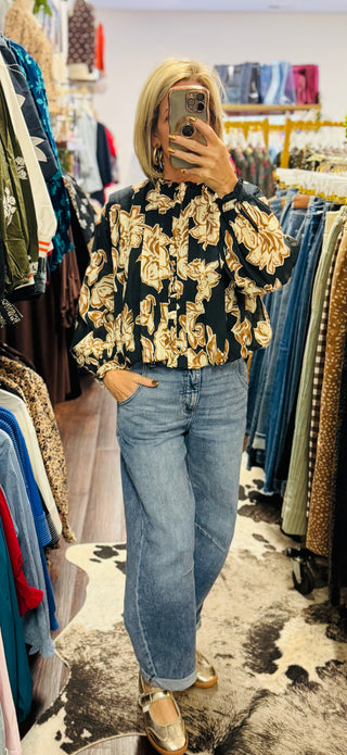 The Monroe Floral Top