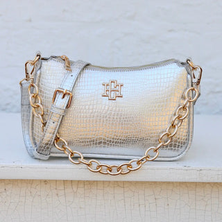 Caroline Hill - The Joan Crossbody in Silver