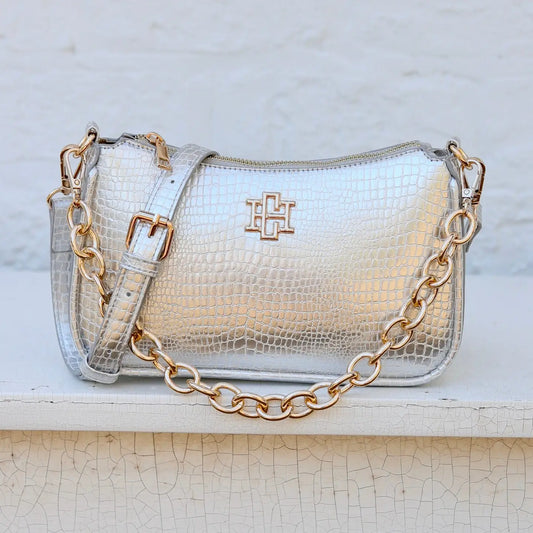 Caroline Hill - The Joan Crossbody in Silver