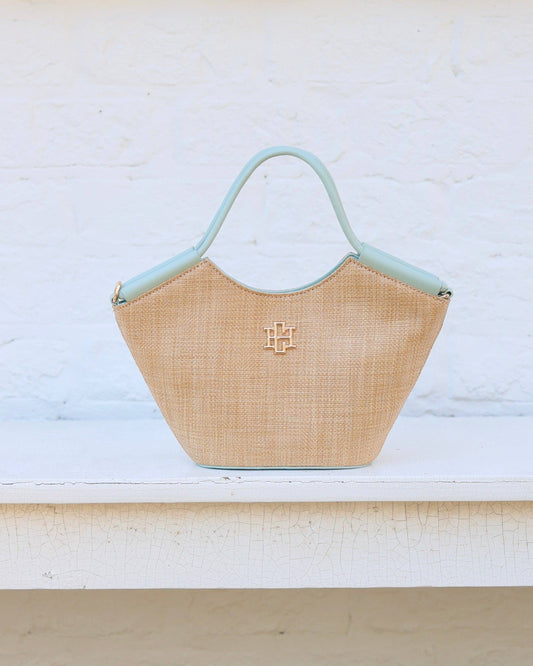 Caroline Hill - Leland Mini Tote Natural Mint: Default