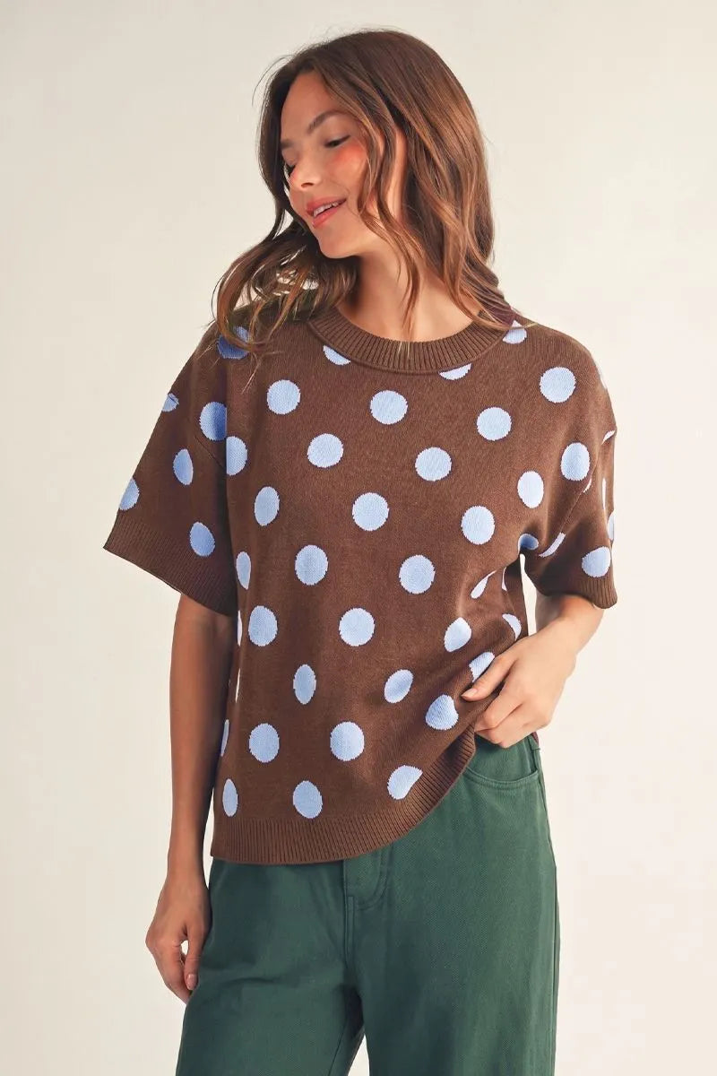 The Dot About You Sweater Top
