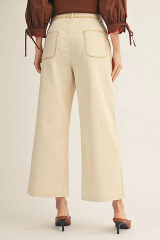 The Sutton Stitch Wide Leg Pants
