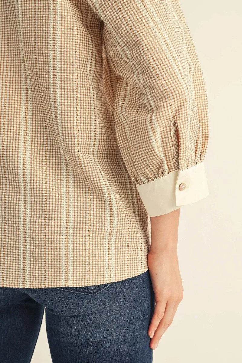 Sunday Stroll Gingham Top