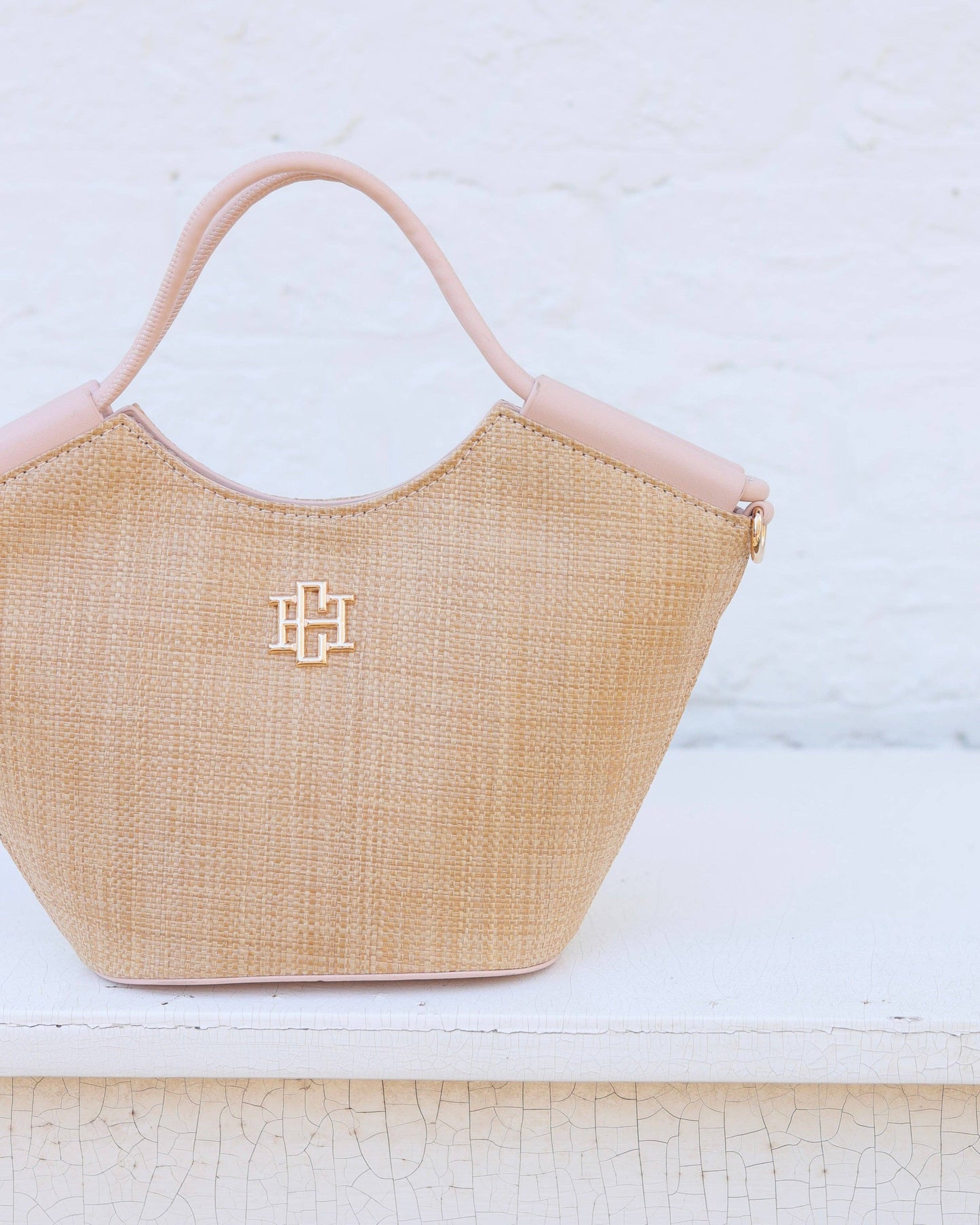 Caroline Hill - Leland Mini Tote Natural Blush: Default