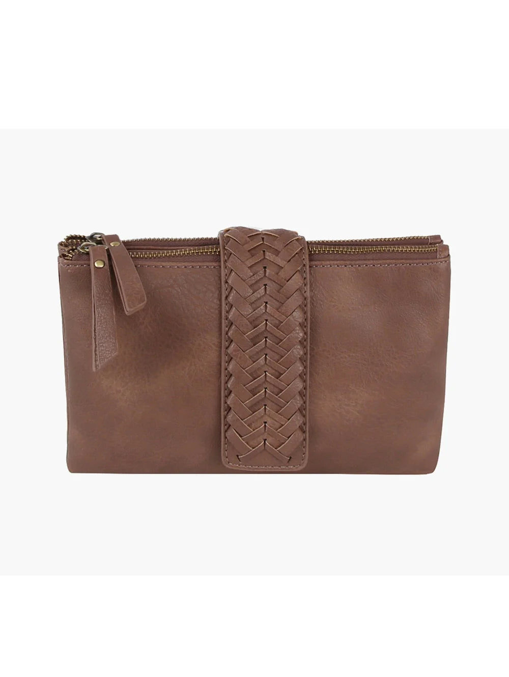 Lisa Two Compartment Crossbody With Braid Detail