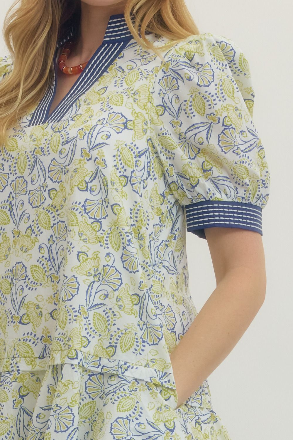 The Lemon Grove Ruffle Sleeve Floral Dress