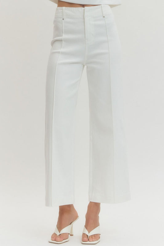 The Ivory Wide-Leg Pants