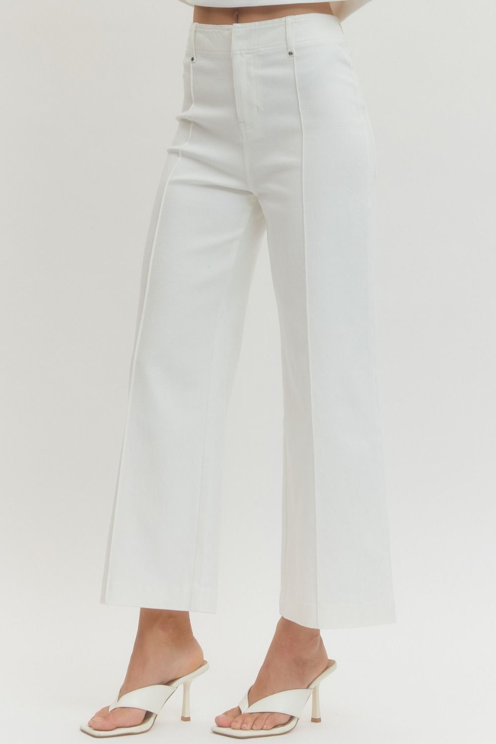 The Ivory Wide-Leg Pants