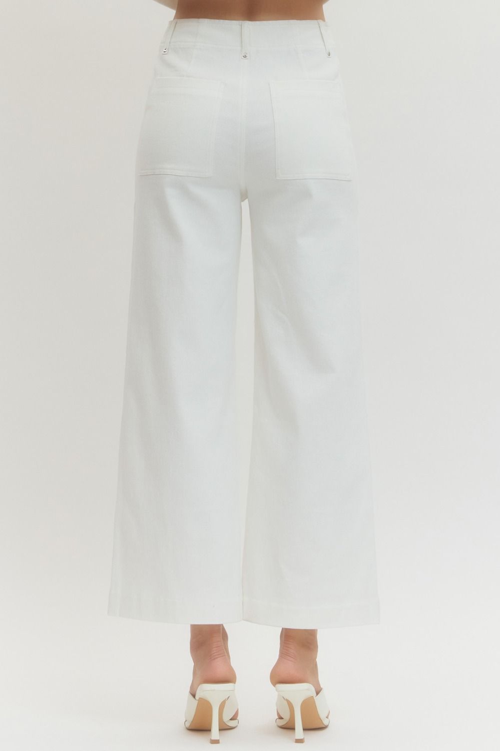 The Ivory Wide-Leg Pants