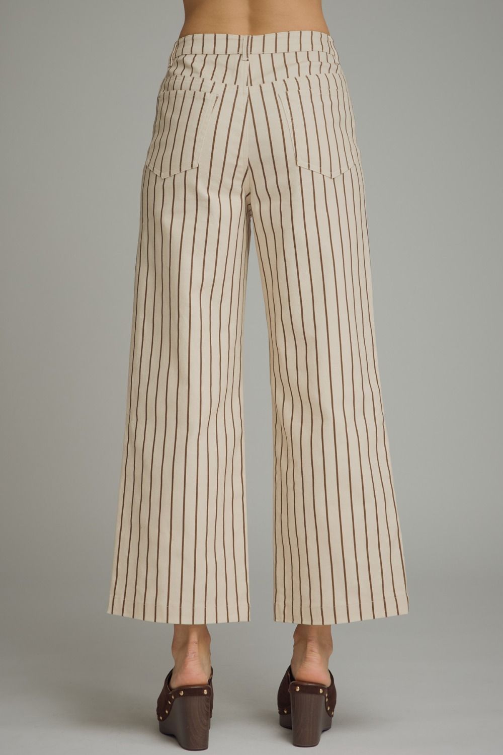 The Main Street Stripe Pants – Ecru