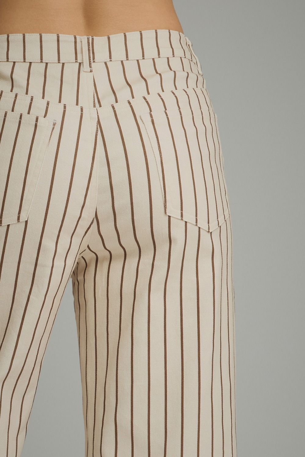 The Main Street Stripe Pants – Ecru