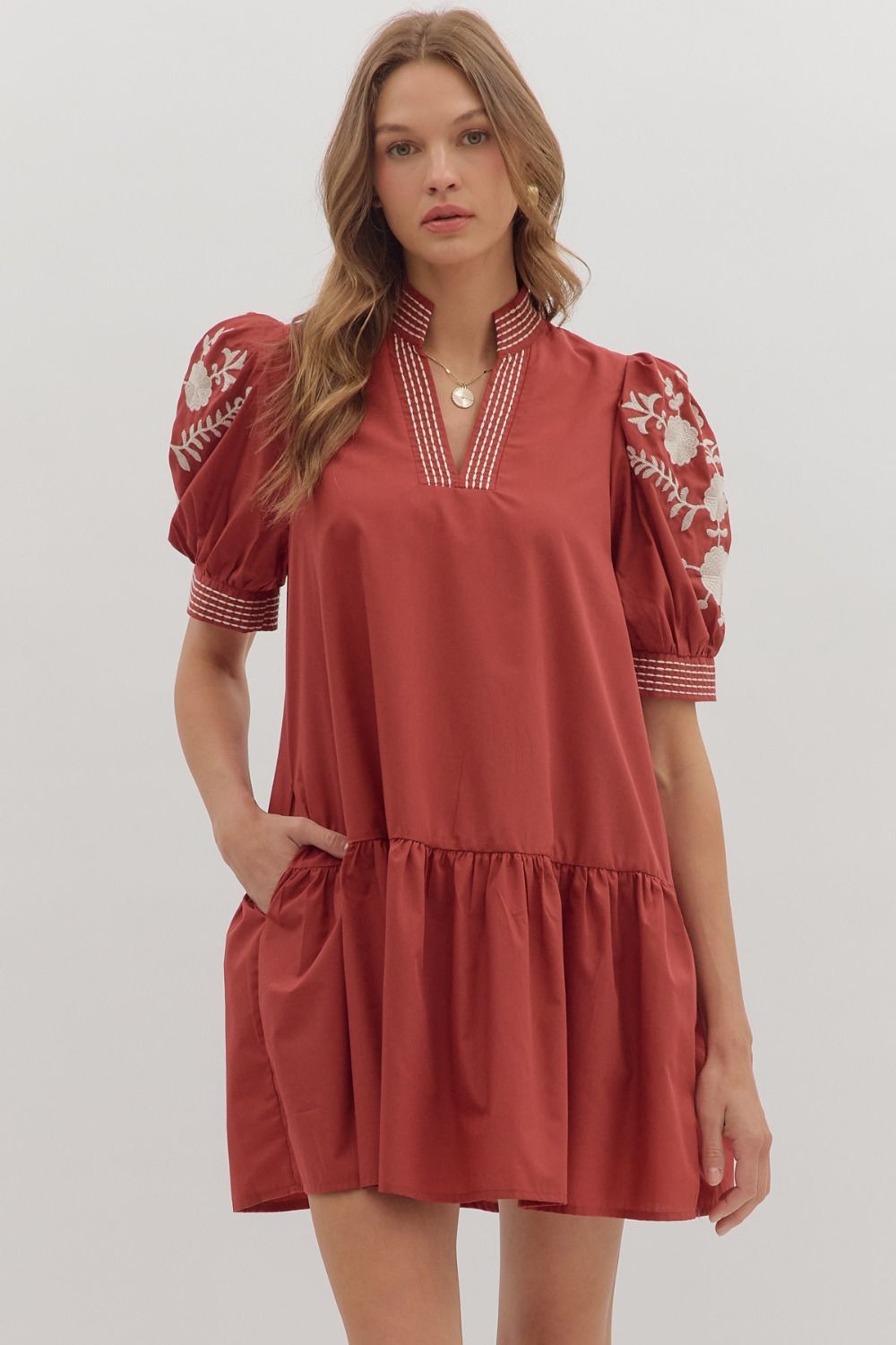 The Clara Embroidered Dress