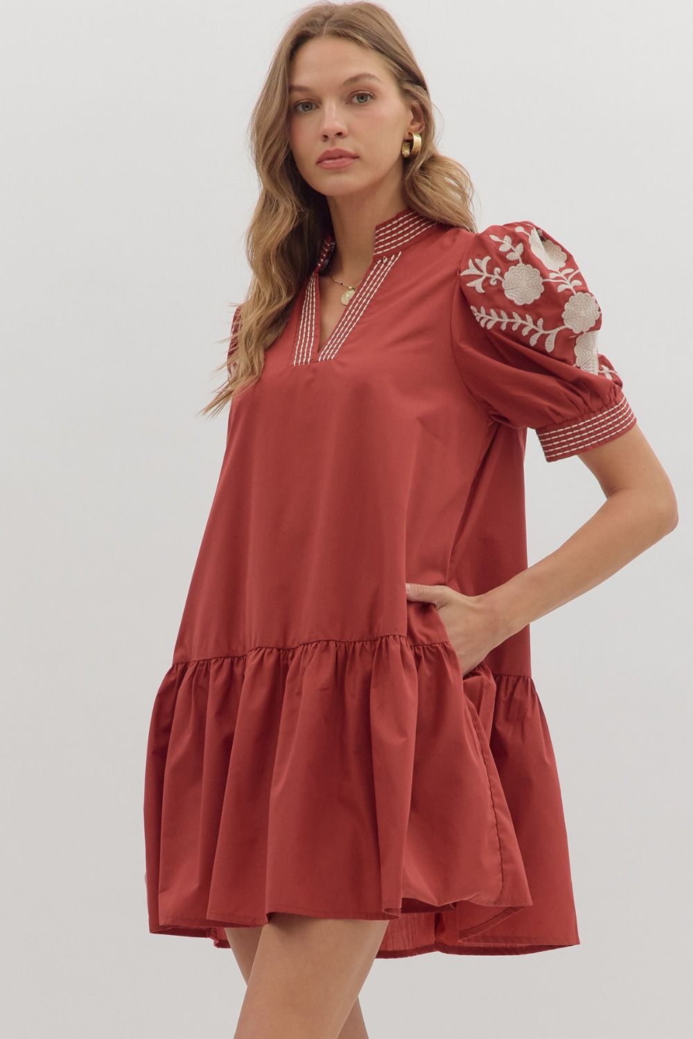 The Clara Embroidered Dress