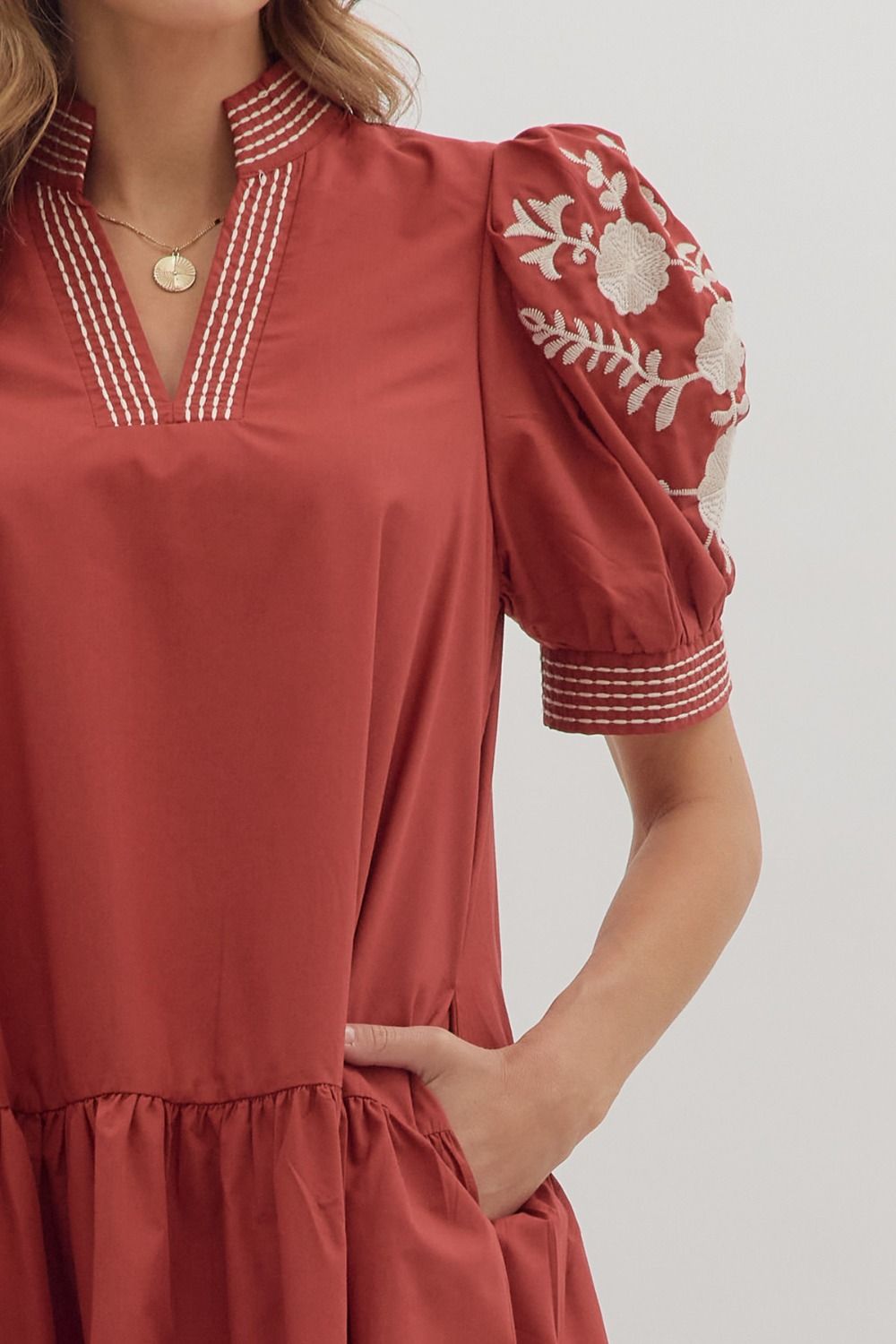 The Clara Embroidered Dress