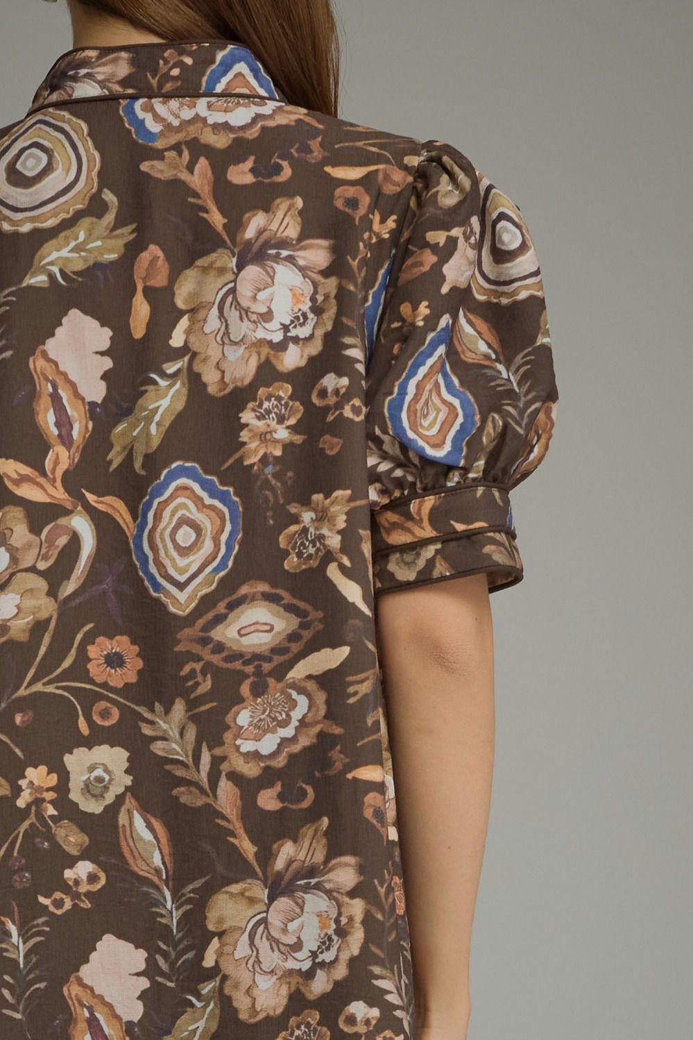 Autumn Mosaic Mini Dress