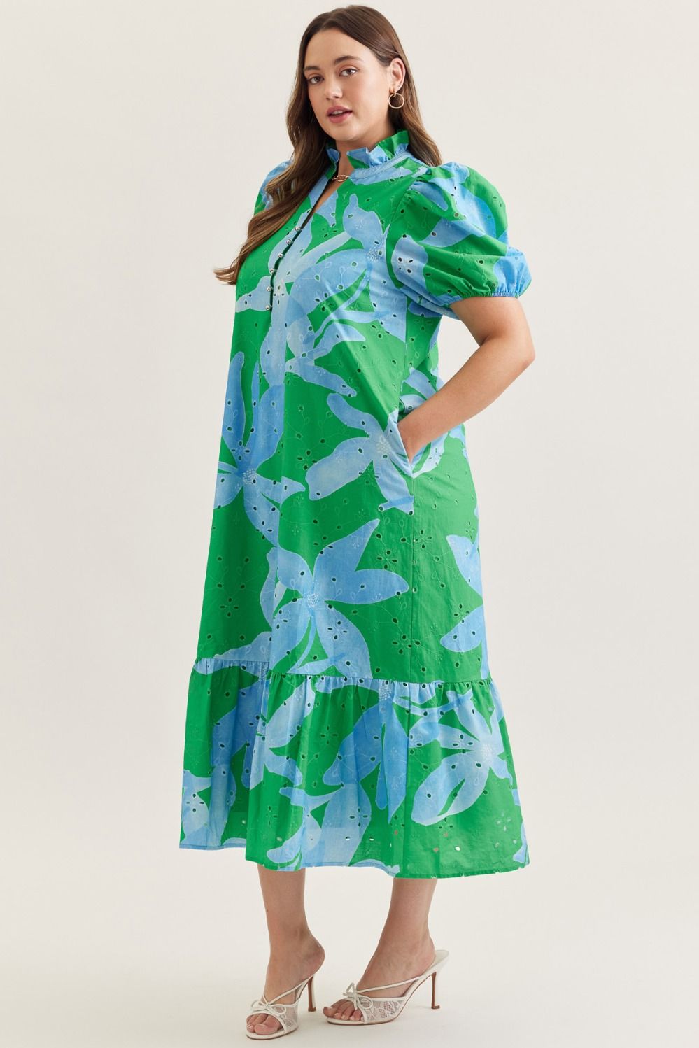 The Lagoon Bloom Midi Dress