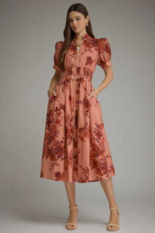 The Autumn Romance Midi Dress