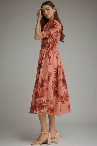 The Autumn Romance Midi Dress