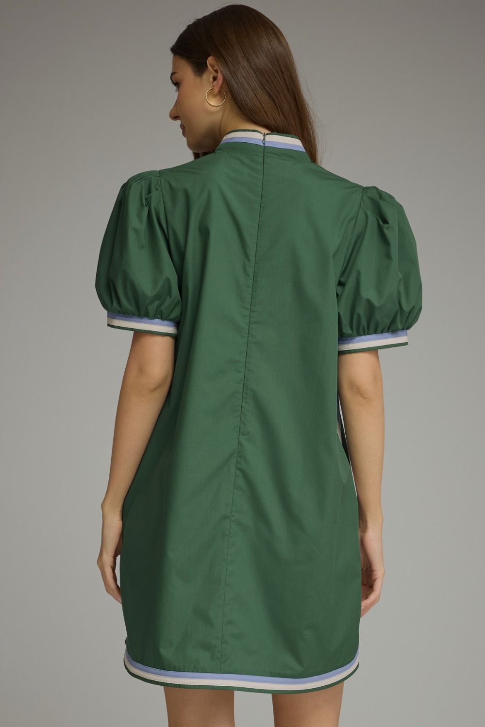 The Ivy League Mini Dress – Hunter Green
