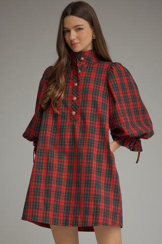 The Tartan & Tinsel Dress
