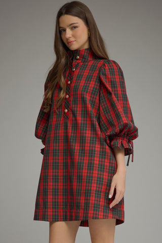 The Tartan & Tinsel Dress