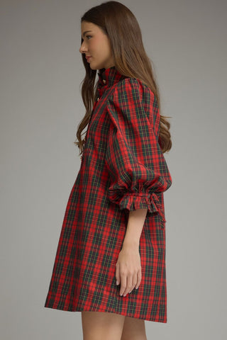 The Tartan & Tinsel Dress