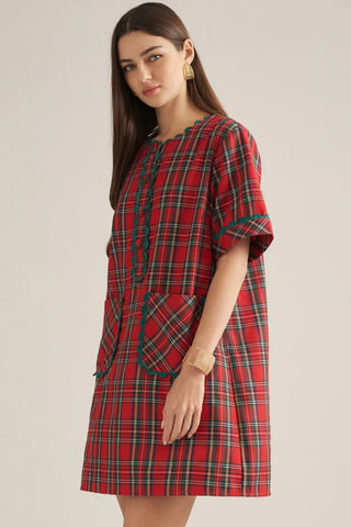 The Merry Little Plaid Dress 🎄❤️
