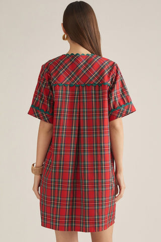 The Merry Little Plaid Dress 🎄❤️