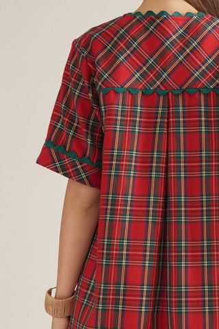 The Merry Little Plaid Dress 🎄❤️