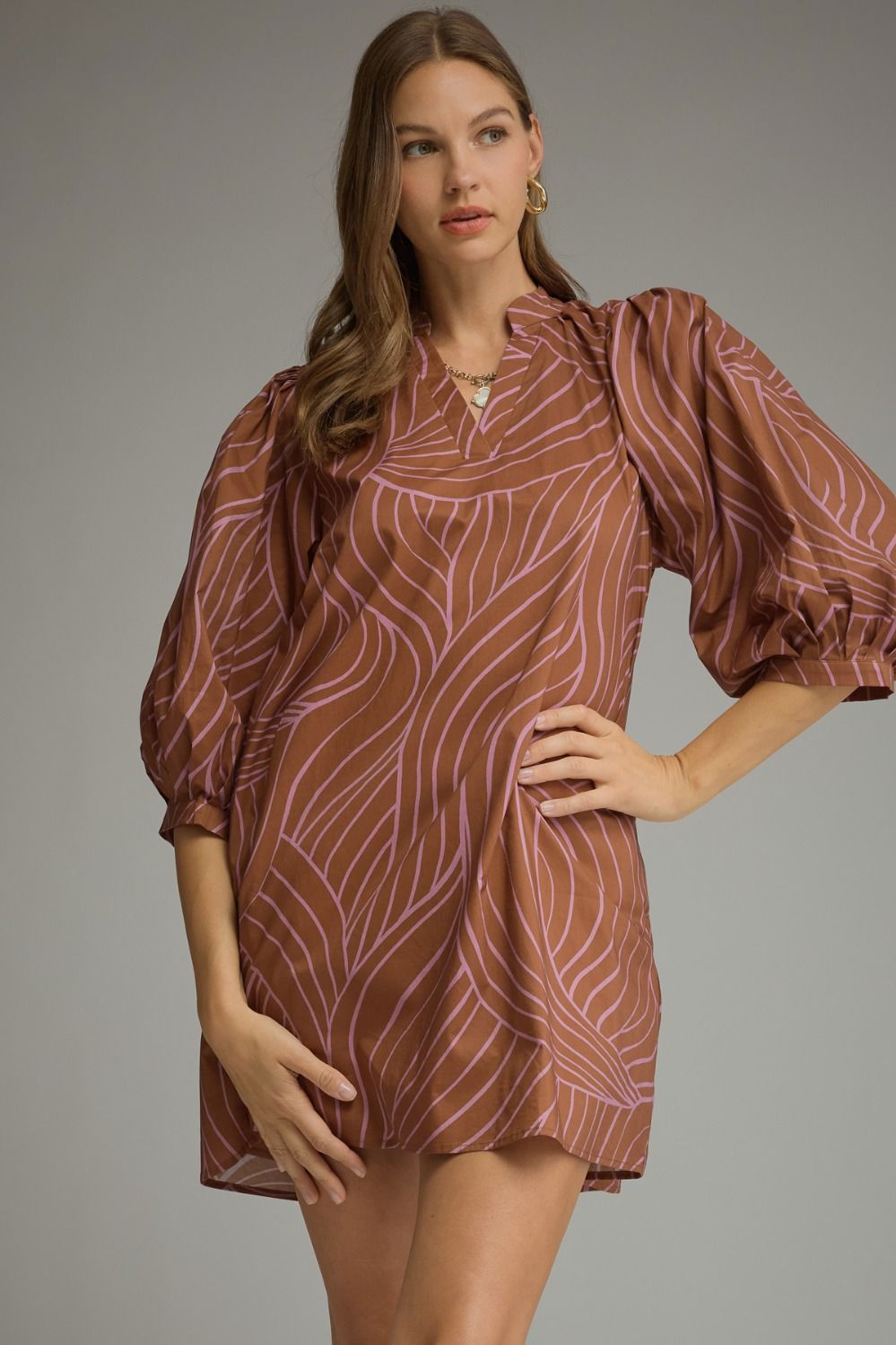 Pink Current Dress