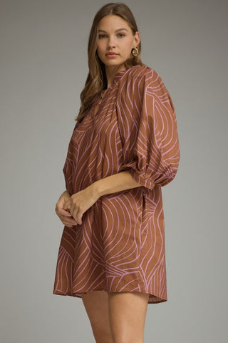 Pink Current Dress