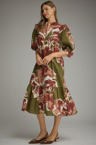 The Hadley Floral Midi Dress