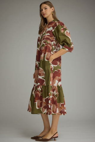 The Hadley Floral Midi Dress
