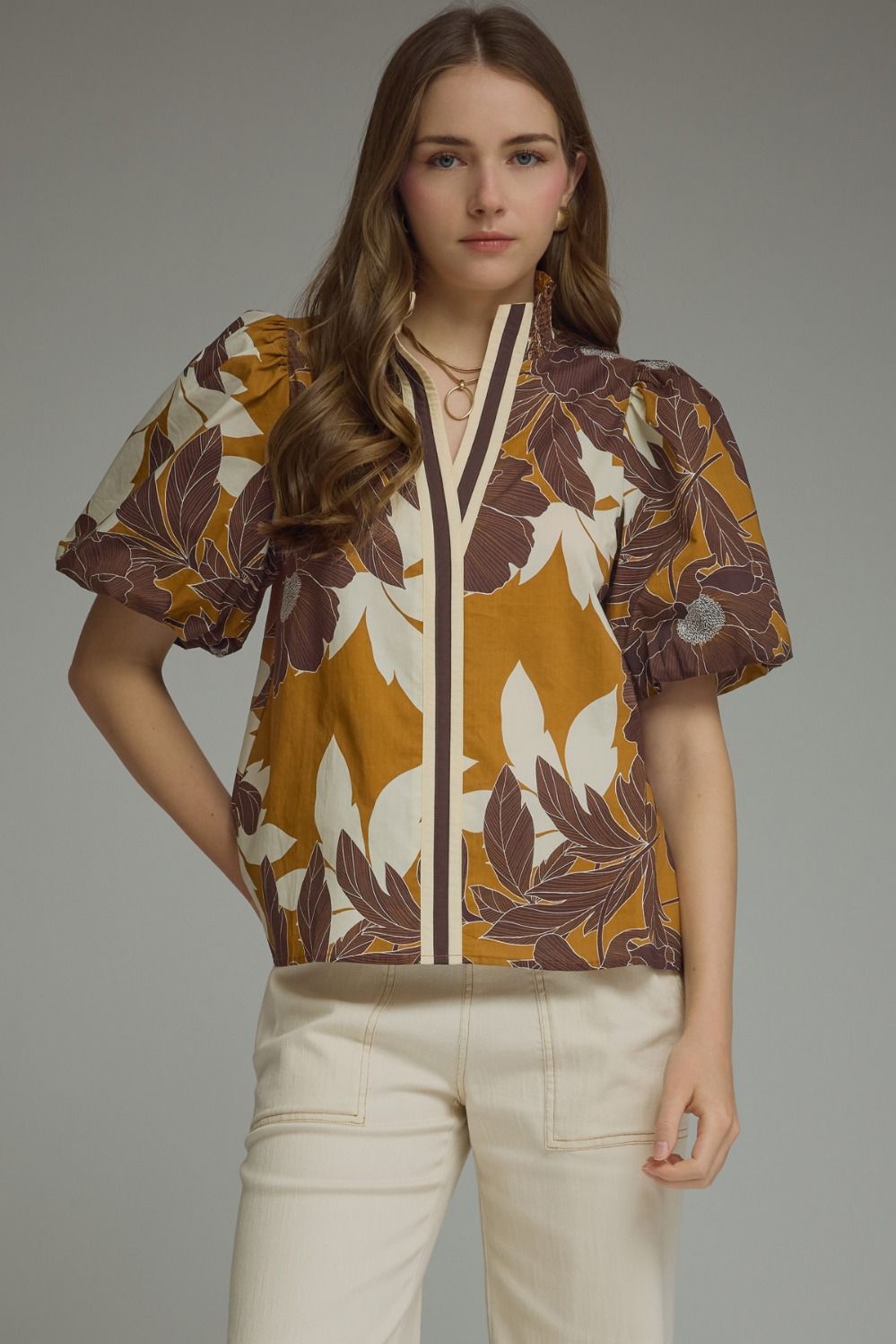 Golden Hour Blooms Top