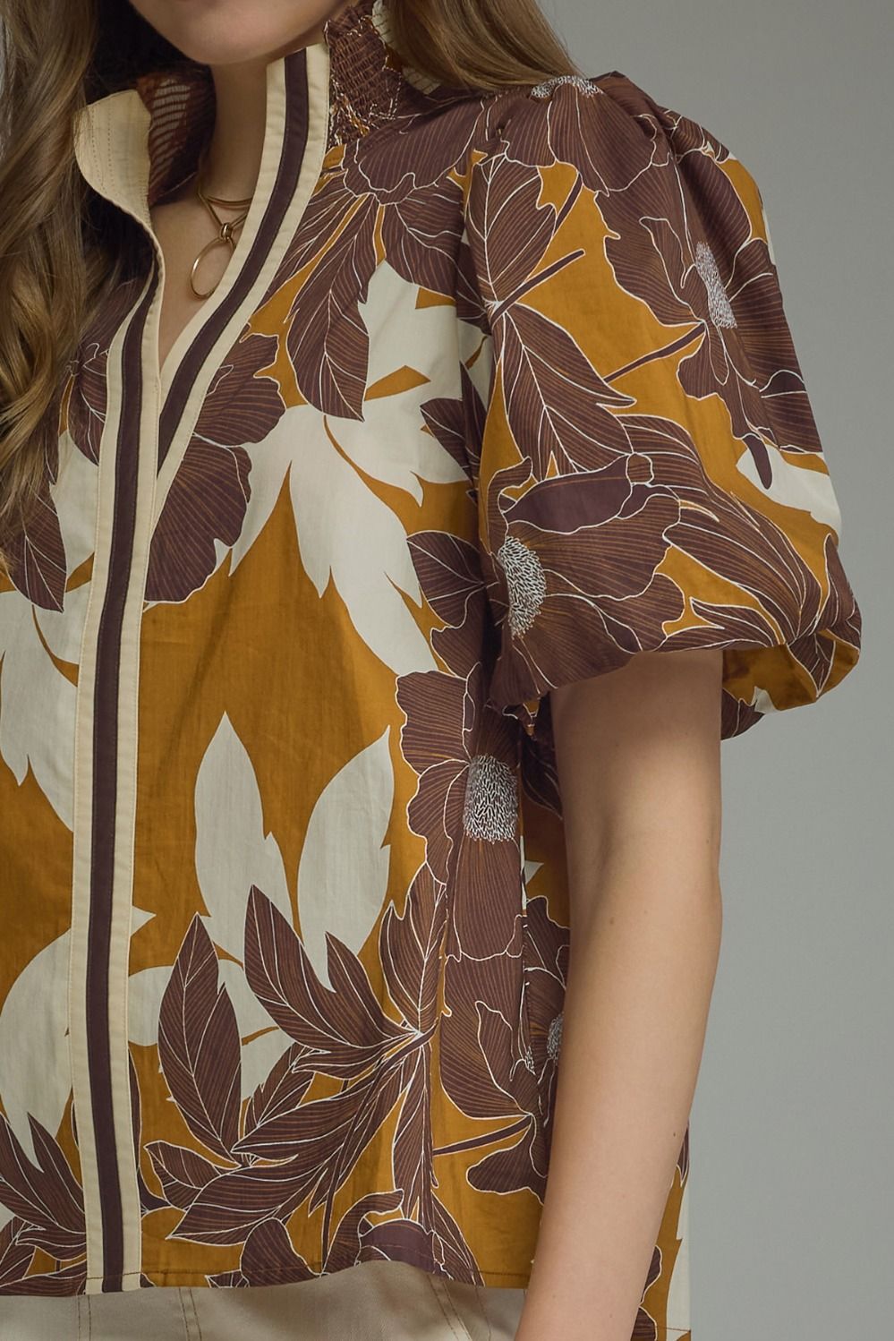 Golden Hour Blooms Top